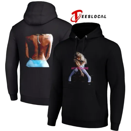 Discover Nessa Barrett Aftercare Album Cover Two Sides Hoodie
