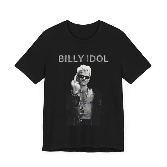 Discover Billy Idol 1980s Rock Vintage T-Shirt Band Tee
