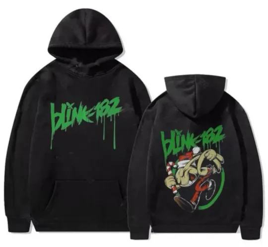 Vintage B182 Two Sided Uniex Hoodie Rock Music Hoodie