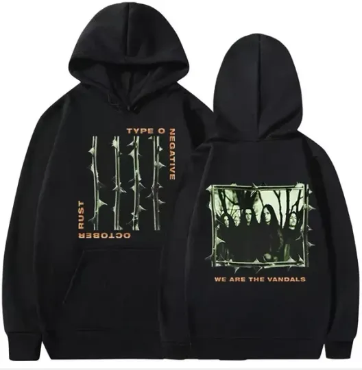 2 sided hoodie Type O Negative hoodie