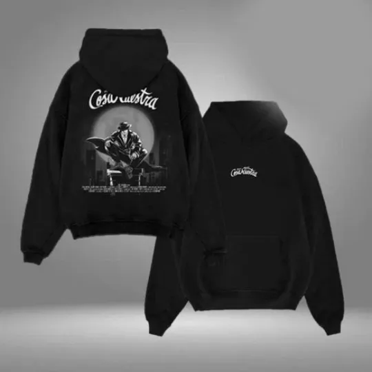 Rauw Alejandro Merch Il Capo Noir Two Sided Hoodie