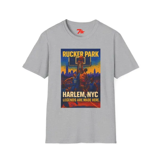 Discover Rucker Park Harlem NYC Basketball T-Shirt, Streetball Legends Tee, New York