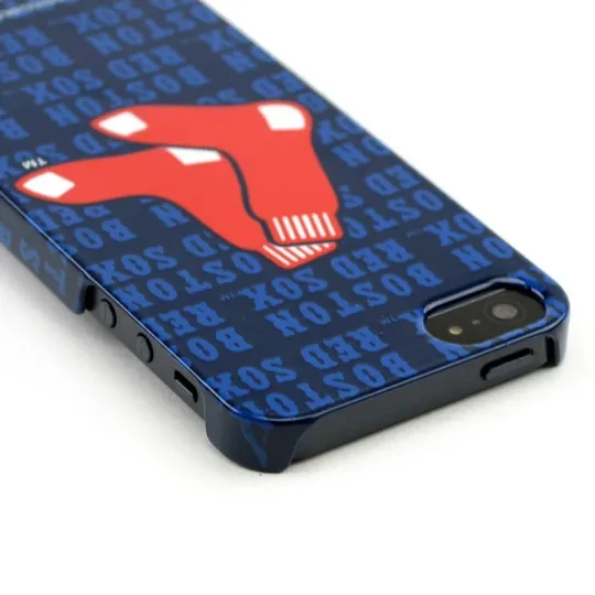 Discover Official MLB Boston RED SOX Slim Case Snap-on Cover for iPhone SE (1st Gen)/5S/5