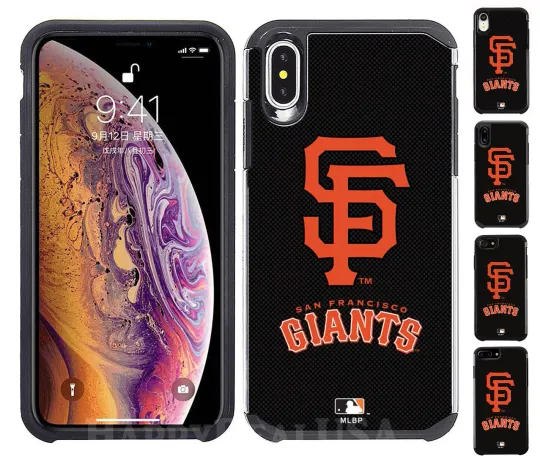 Discover Official MLB ShockProof Hybrid Cover Case for Cell Phone - San Francisco Giants