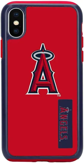 Discover iPhone X / XS / 10S - Hard Hybrid Armor MLB Baseball Case Los Angeles LA Angels