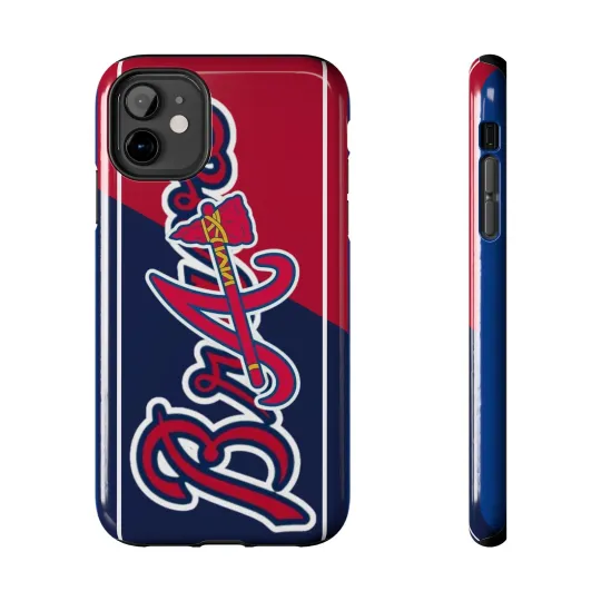 Discover MLB Atlanta Braves Phone Case, Baseball Fan Gift Samsung Galaxy Apple Iphone