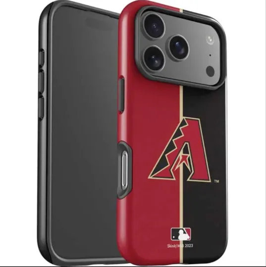 Arizonna Diamondbacks Split iPhone 13-17 Pro Max Impact Case