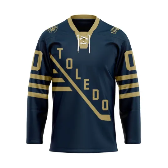 Discover Toledo Walleye Personalized 2025/26 Heritage Lace Hockey Shirt Fan Gear