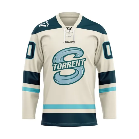 Discover Seattle Torrent Personalized 2025/26 Away Lace Hockey Shirt Fan Gear