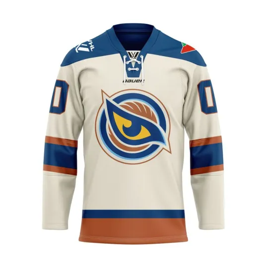 Discover Vancouver Goldeneyes Personalized 2025/26 Away Lace Hockey Shirt Fan Gear