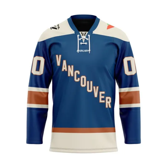 Discover Vancouver Personalized 2025/26 Home Lace Hockey Shirt Fan Gear