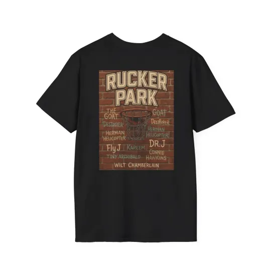 Discover Rucker Park Legends T-Shirt, Harlem Basketball Tee, NYC Streetball Shirt, Mecca
