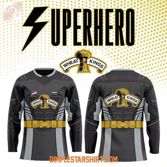 Discover Personalized Brandon Wheat Kings Superhero Night 2025 Shirt Men's Fan Gear Gift