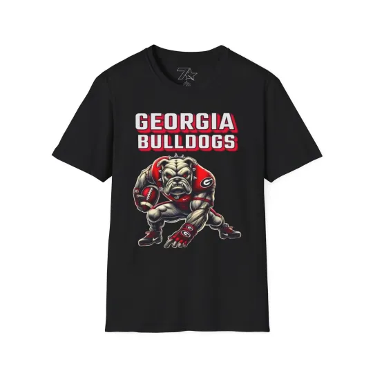 Discover Georgia Football Flag T-Shirt, UGA Bulldogs College Game Tee, Sports Fan Gift