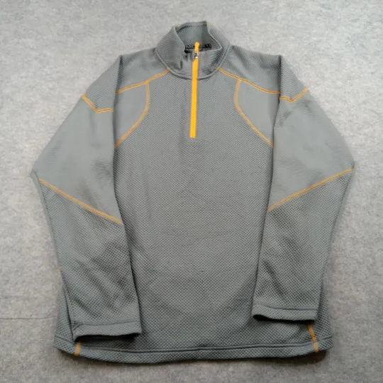 Discover Under Armour Pullover Men Large Quarter Zip Waffle All Season Gear Loose Fit UA