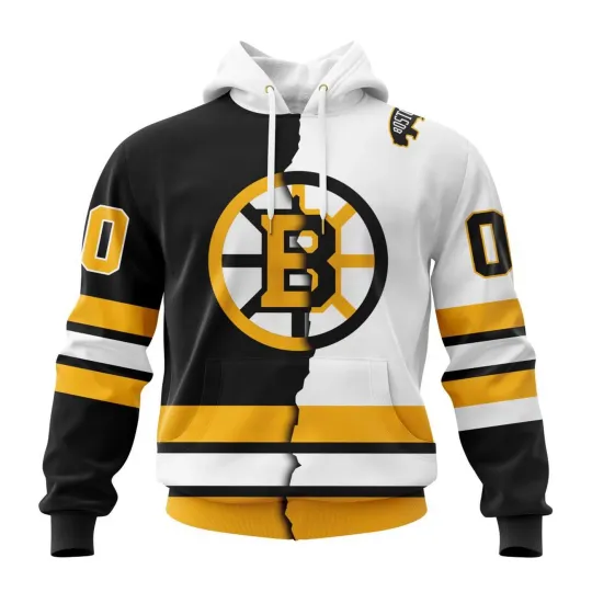 Discover Personalize Boston Hockey New 2025/2026 Home Mix Away Hoodie Men's Fan Gear Gift
