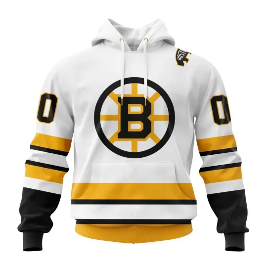 Discover Personalized Boston Hockey New 2025/2026 Away Design Hoodie Men's Fan Gear Gift