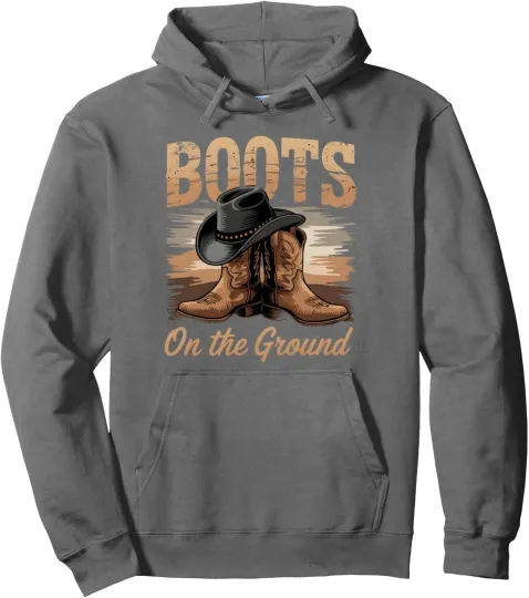 Discover Boots On The Ground Cowgirl Line Dance Bling Cool Unisex Hooded Sweatshirt