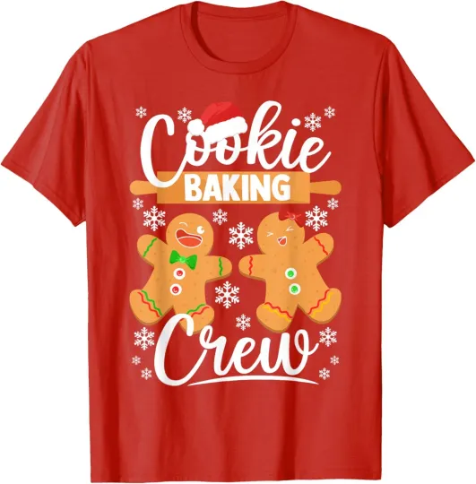Discover Cookie Baking Crew Gingerbread Christmas Xmas Unisex T-Shirt