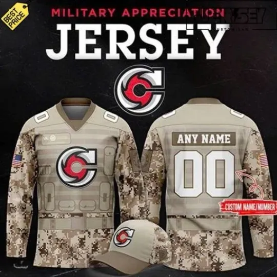 Discover 1Cincinnati 1Cyclones 2025 Military Appreciation Night Camo Hockey Jersey