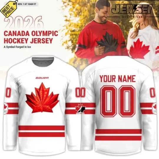 Discover Canada Olympic 2026 A Symbol Forged in Ice Hockey Jersey – White