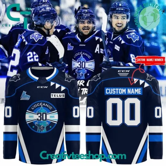 Discover Rimouski Oceanic Special New 2025 Personalized Hockey Jersey