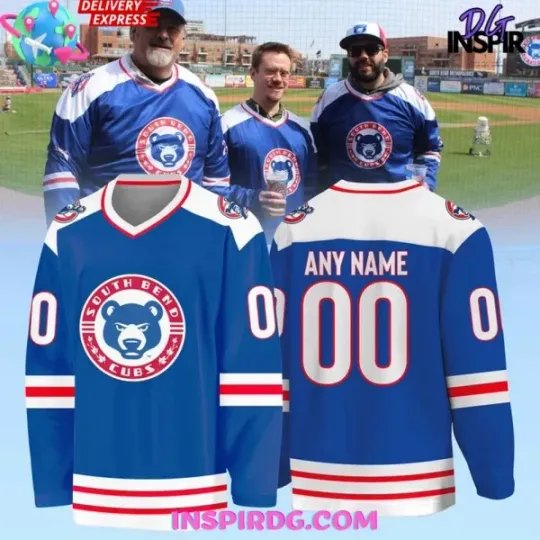 Discover South Bend Cubs 2025–26 Uniform Hockey Jersey