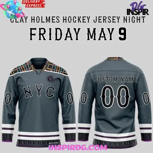 Discover New York 1Mets 1Clay Holmes Night 2025 Hockey Jersey