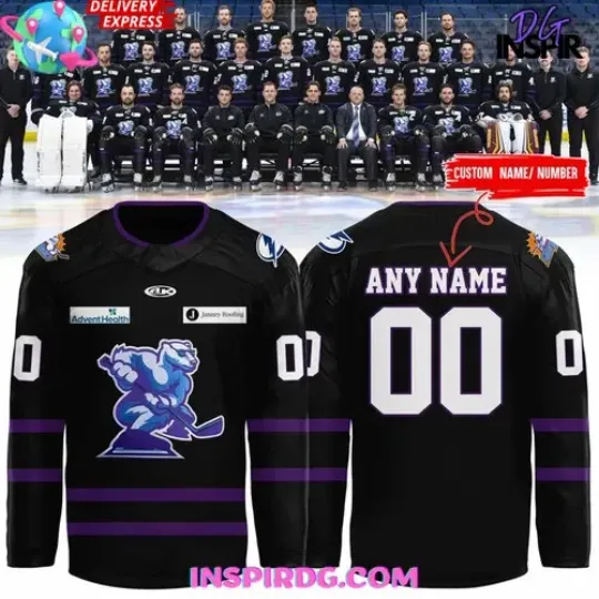 Discover 1Orlando 1Solar Bears Youth Alternate 2025 Hockey Jersey