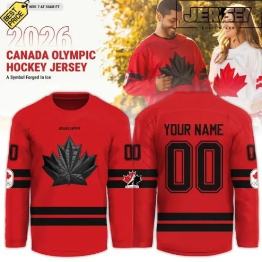 Discover Canada Olympic 2026 A Symbol Forged in Ice Hockey Jersey – Red