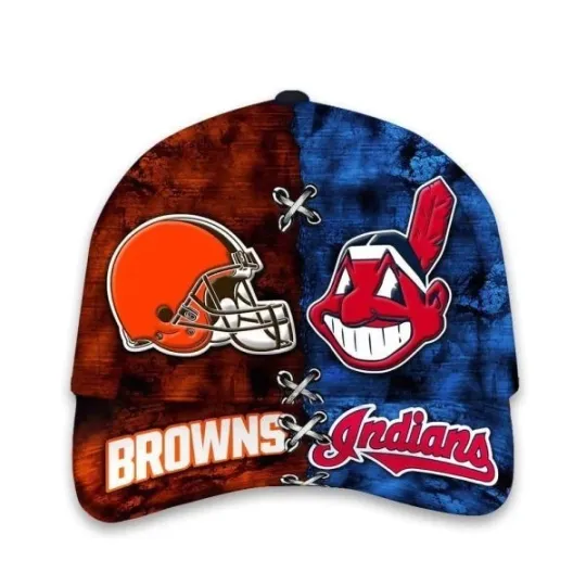 Discover Browns x Indians Classic Cap
