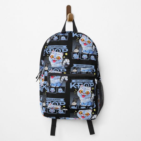 Discover Kpop Cat Funny Cat Retro Style Backpack
