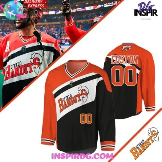 Discover Personalized 1Buffalo 1Bandits 2025 NLL Cup Hockey Jersey