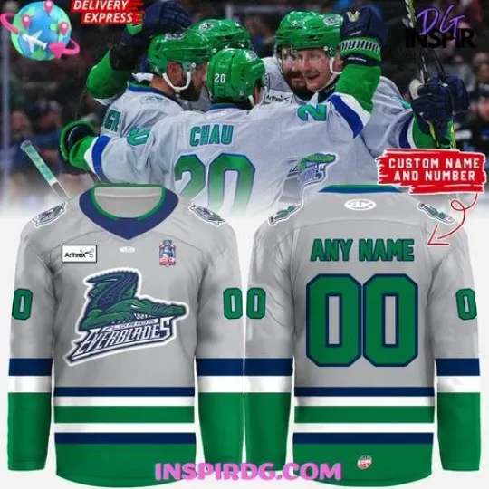 Discover Personalized 1Florida Everblades 2025 Kelly Cup Playoffs Hockey Jersey