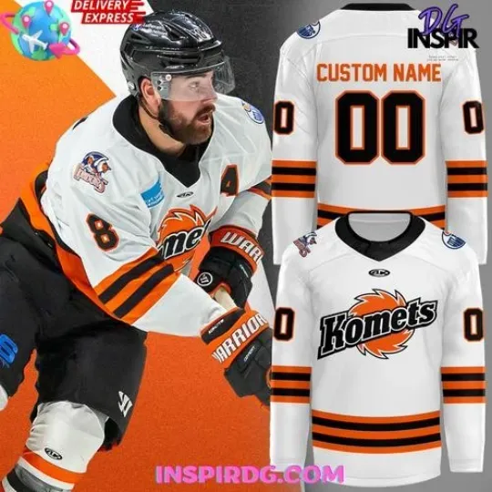 Discover 1Fort 1Wayne Komets 2025 Kelly Cup Playoffs Official Hockey Jersey