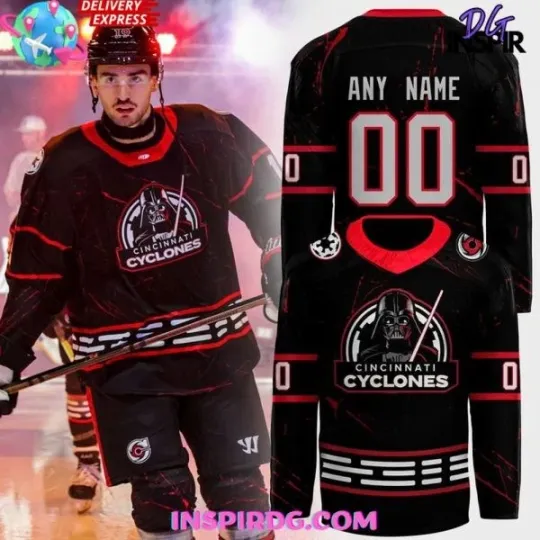Discover 1Cincinnati Cyclones 2025 Star Wars Night Hockey Jersey