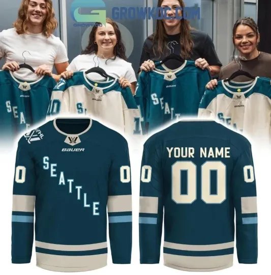 Discover Personalized Pwhl Seattle Corinne 1Schroeder Bauer Home Hockey Jersey