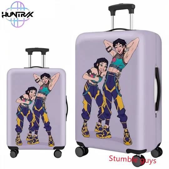 Discover Kpop Demon Hunters Luggage Cover Fits 18-32 Inch Suitcases Anime Fan Must Have Travel Protector