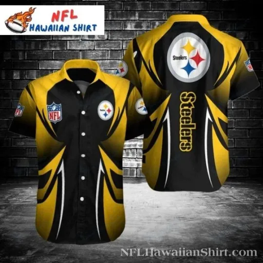 Discover Iconic Steel Curtain Pittsburgh Steeler Hawaiian Performance Shirt