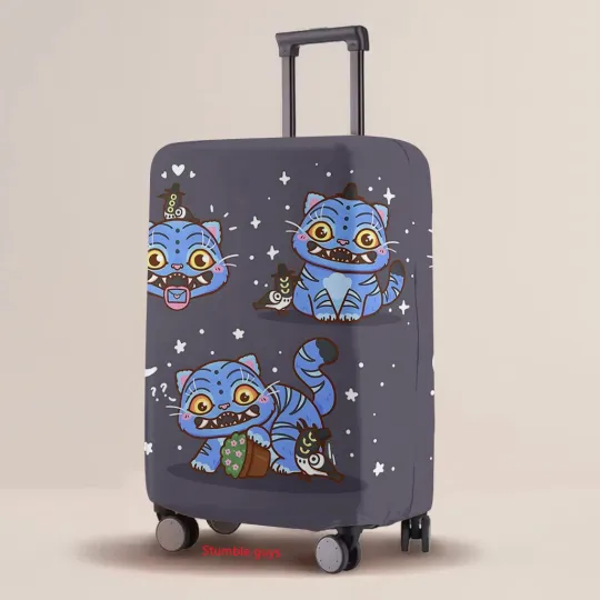 Kpop Demon Hunters Cartoon Luggage Cover