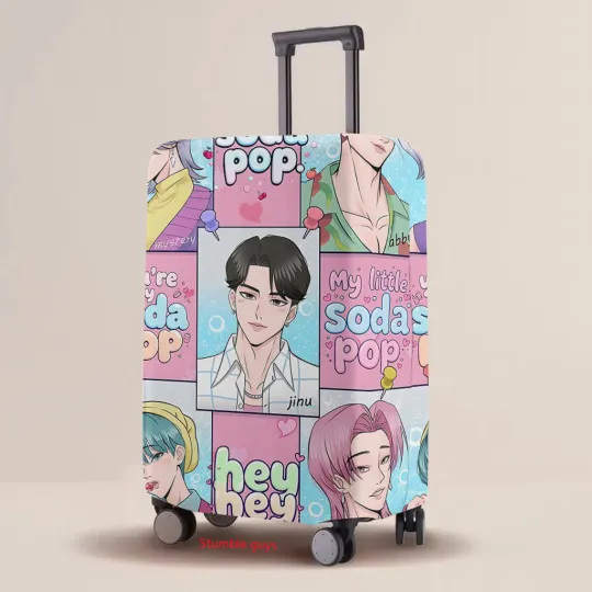 Saja Boys Kpop Demon Hunters Luggage Cover