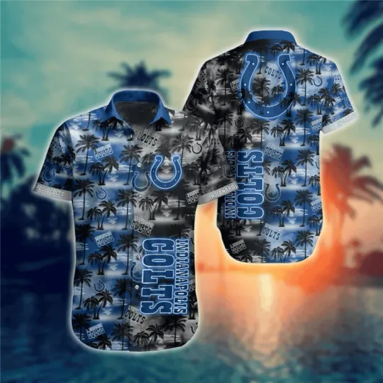 Discover Indianapolis Colts Ocean Breeze Hawaiian Shirt