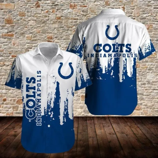 Discover Indianapolis Colts Football Magic Pattern Hawaiian Shirt