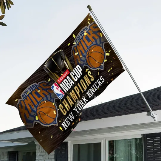 Discover New York 1Knicks 2025 NBA Champions 3D Double-side House Flag