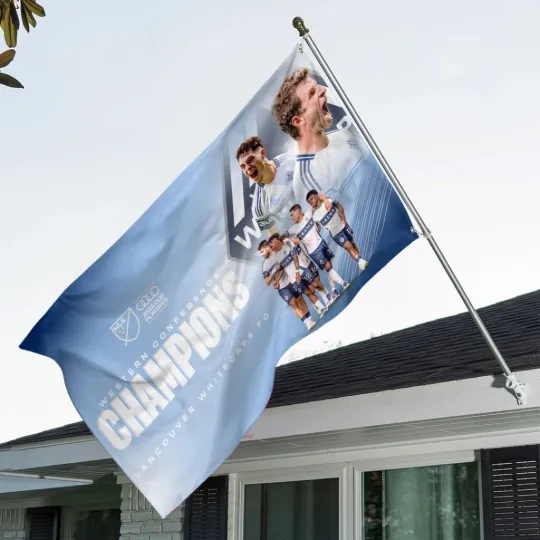 Discover 1Vancouver Whitecaps FC 3D Double-side House Flag