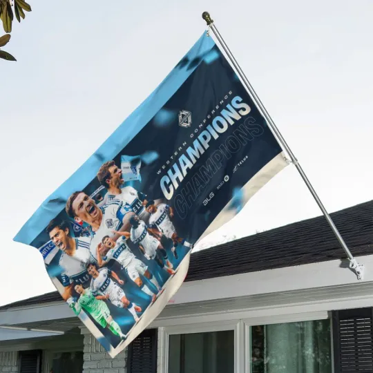 Discover 1Vancouver Whitecaps FC 3D Double-side House Flag