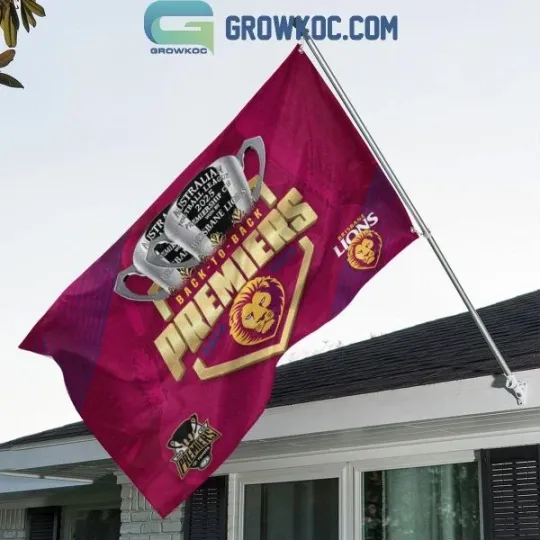 Discover Brisbane Lions Premiers 2025 House Garden Flag