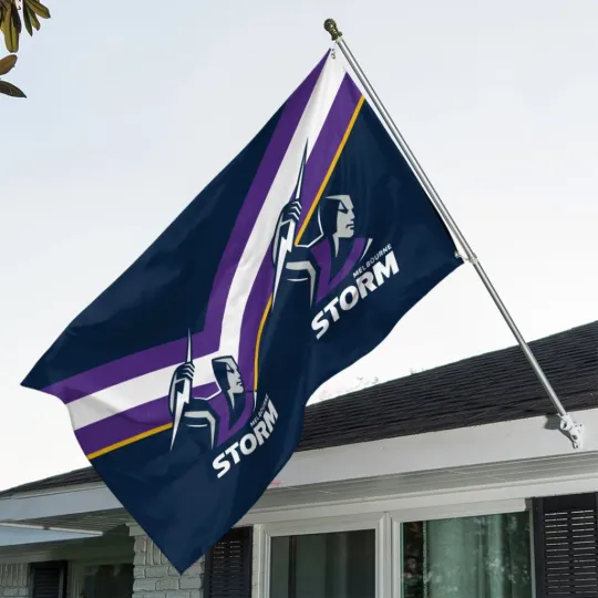 Discover Melbourne Storm 3D House Flag
