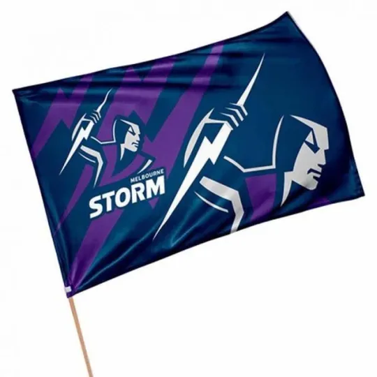 Discover Melbourne Storm Game Day Flag