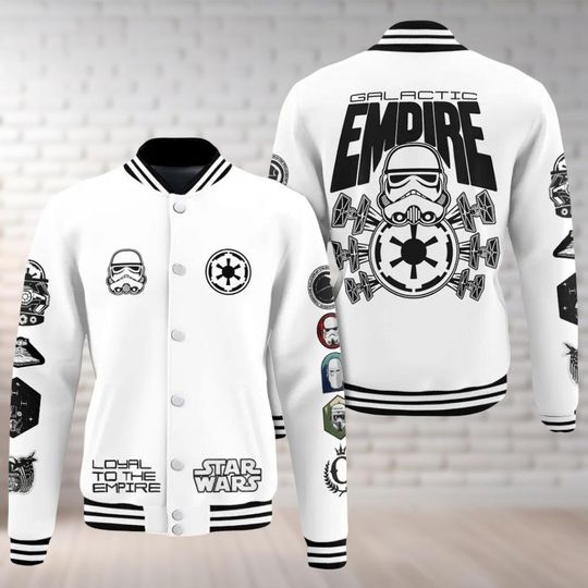 Discover Star Wars The Empire Strikes Back Baseball Jacket, Disney Movie Baseball Shirt, Stormtrooper Shirt For Men Women Kid,Star Wars Fan Gift